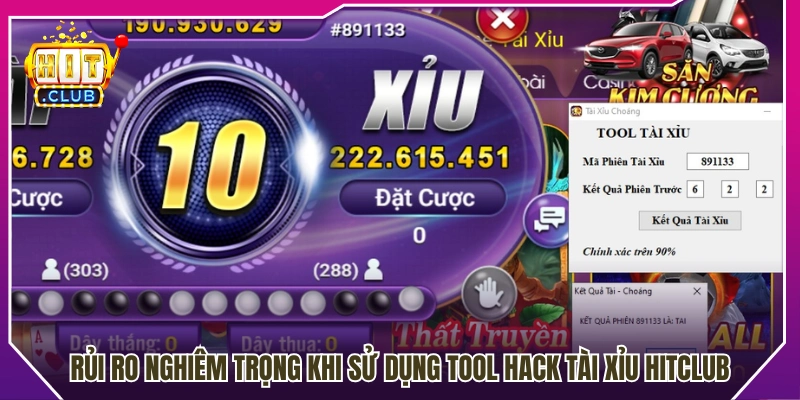 Các rủi ro phổ biến liên quan đến phần mềm hack tài xỉu