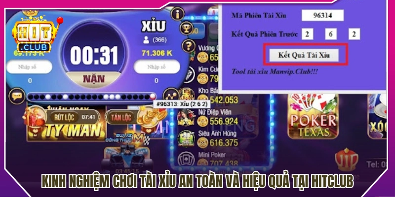 Mẹo tham gia tài xỉu HitClub theo hướng an toàn